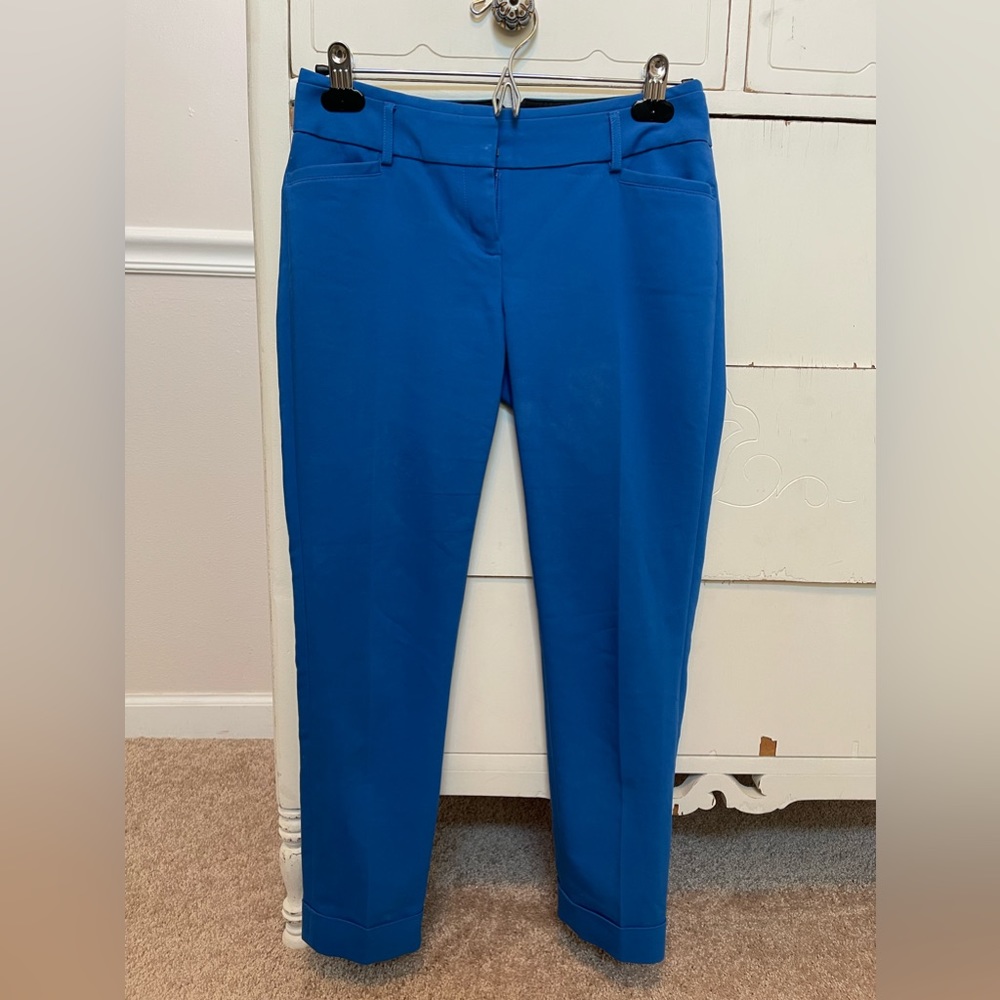 Express Columnist Blue Ankle Pant 00R